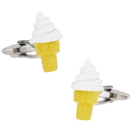 Cuff-Daddy Ice Cream Cone Cufflinks with Presentation Box