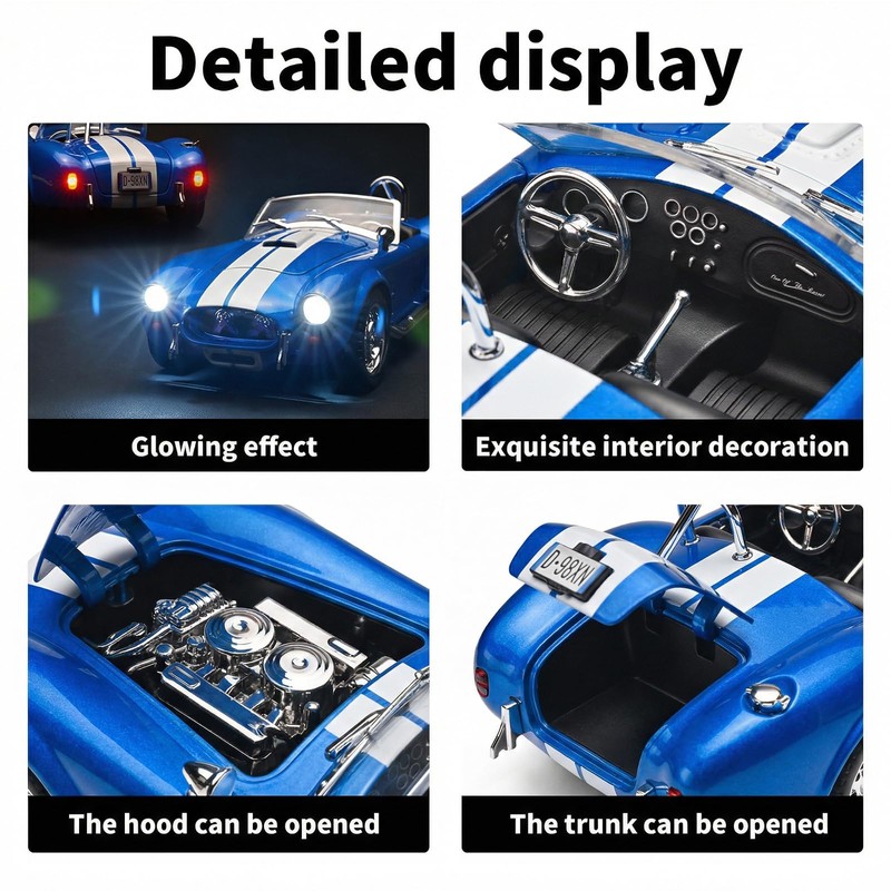 RZAPE Model Toy Car Kits for Adults 1/24 Diecast Cars