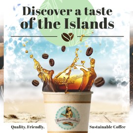 Hawaiian Paradise Coffee Ground - 100% Arabica Coffee Premium Rich Flavored Bold Signature Brewed Medium Roast Coffee from the Finest Beans (Sea Salt Caramel, 24 Ounces)