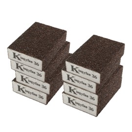 Jiozermi 8 PCS Sanding Sponges, 36 Coarse Sanding Blocks Both Wet and Dry, Washable and Reusable, for Grinding and polishing