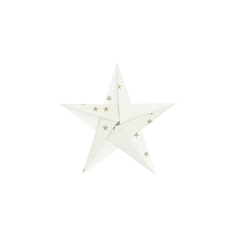 Folding Paper Gold Stars 15 x 15 cm 32 Sheets
