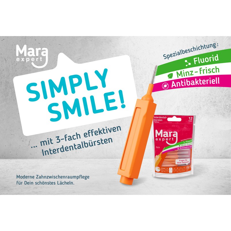 Mara Expert Interdental Brushes Tooth Cleaning Brushes for Interdental Teeth
