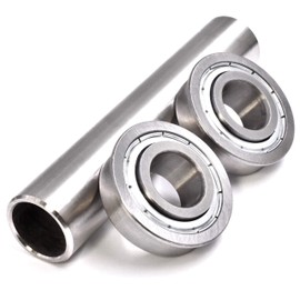 HD Switch - Improved Front Bearing Rebuild Kit AM136789 fits John Deere AM136788 Wheel with Stainless Steel Axle Spacer Upgrade