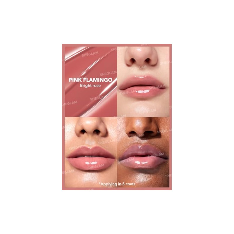 SHEGLAM PoutPerfect Brillo de Labios Sólido Hidratante Lápiz Labial No