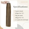 Easyouth Brown Micro Ring Extensions Highlighted Micro Ring Real Hair