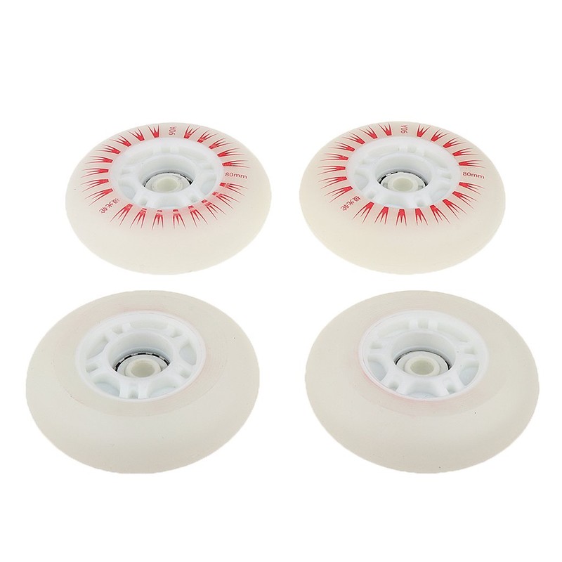 CENPEK 4 pieces Inline Roller Skate Wheels with Led, Durable