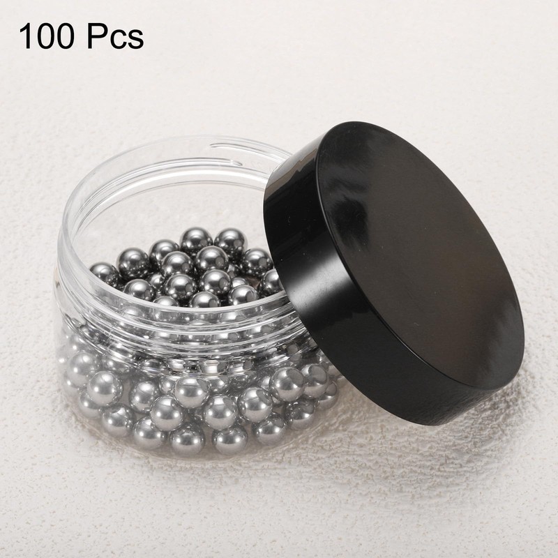 sourcing map 50pcs Chrome Steel Bearing Balls 8mm Precision Balls,