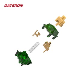 GATERON - Interruptores de cerveza táctiles prelubricados 5 pines 50gf para teclado mecánico MX (35 piezas)