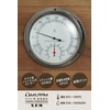 MILAAM XEM Sauna Thermometer/Hygrometer for Commercial Use, Wall Hanging, Analog