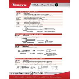 LT374 Loner Conical Soldering Tip W: .03 in. (0.8 mm) L: .48 in. (12.2 mm)