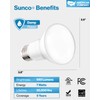 Sunco 10 Pack BR20 LED Bulb Dimmable, Small Recessed Lighting