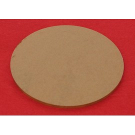 anbcollectibles 3.5" Diameter Clear Laser Cut Acrylic Circles 1/8" thick - 25 pack