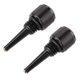 muge racing 2Pcs 55201 Magnetic Oil Dipstick for Inverter Generators with O Ring Compatible with Wen, Yamaha, Predator(Black)