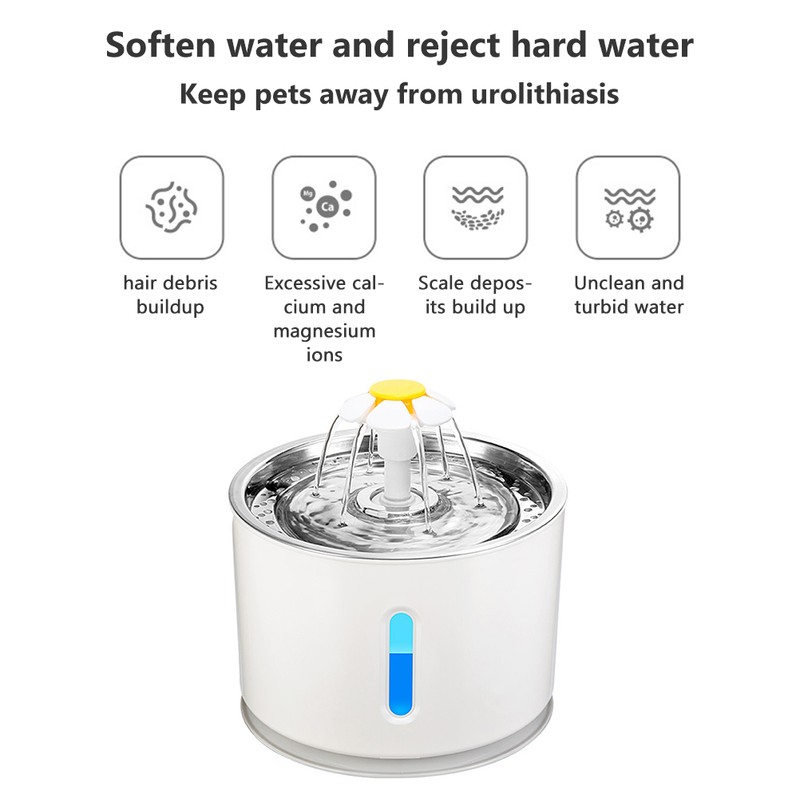 Pet Fountain Automatic Cat Water Fountain Dog Water Dispenser with