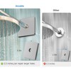 DGBRSM Shower Flange Cover 3.5 Inch Extra Large Square Escutcheon