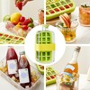 2 in 1 Water Bottle Ice Cube Tray with Lid,