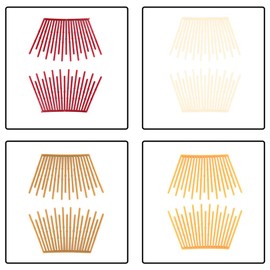 FSSTUD 6 Pairs Interlocking Hair Combs Double Comb Hair Clips Magic Hair Combs Side Combs Ponytail Holder Hair Styling Accessories for Women Girls Multicolor