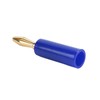 10PCS Banana Plugs 4mm Audio Jack Connector Solderless Six Blade