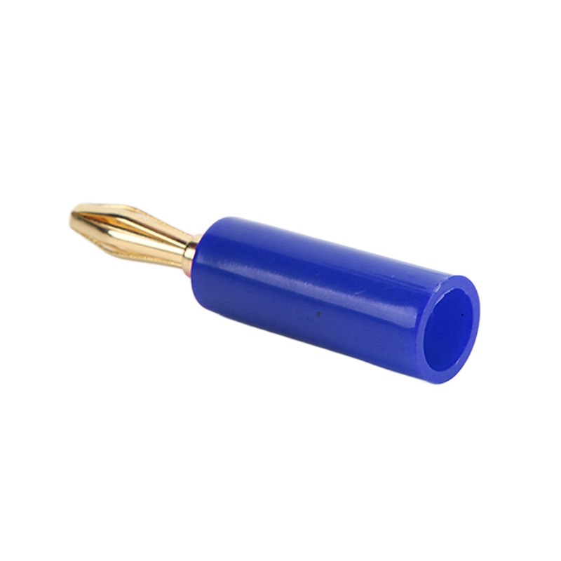 10PCS Banana Plugs 4mm Audio Jack Connector Solderless Six Blade
