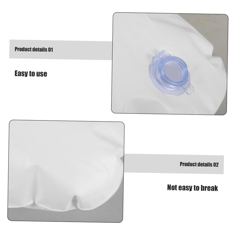 BIUDECO Bathtub Seat Cushion with Suction Cups Inflatable Water Filled