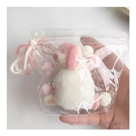 SHILIFE Taba Squishy,stress ball,Kawaii Squishies PVC Toys, Stress Relieving Fur Ball OPP Packaging Gifts|Squishy Fidget Toys for Anxiety&Relaxation|Perfect Desk Accessory for Adults (Pink Rabbit)