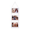 5x7 Wall Hanging Picture Frames, White 3 Opening Collage Photo