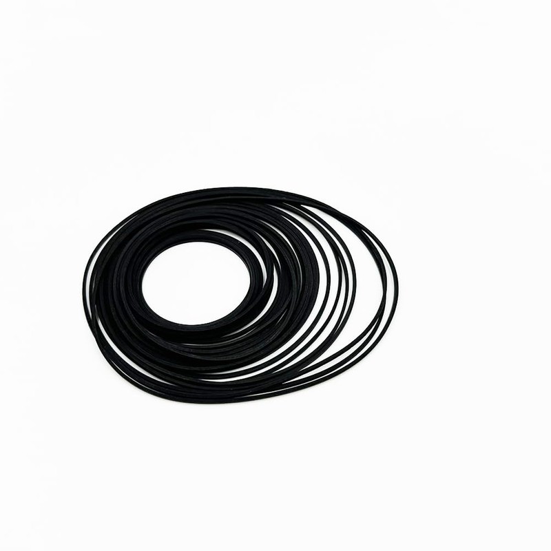 28PCS Pulley Belts Engine Drive Belt Rubber Transmission Belt for