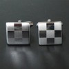 Kamakura Cuff Workshop sc025 Silver Two-Tone Cufflinks, Silver