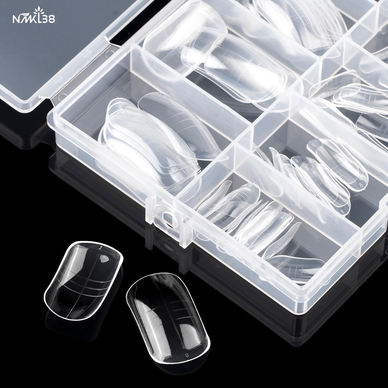 NMKL38 150PCS Dual Nail Forms 12 Sizes Extension Poly Nail