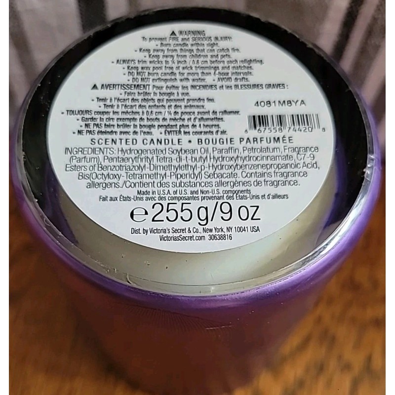 Victoria's Secret LOVE SPELL Single Wick Scented 9 oz Glass