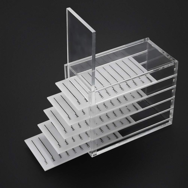 Eyelash Storage Box, 5 Layers Eyelash Extension Storage Box, Plastic