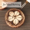 Unfinished Natural Wooden Slices 3.2-4 Inch Wood Circles for Crafts