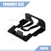 20 PCS Windshield Molding Clip, OEM #C5ZZ-6543413-B C6AB-6242413-A C8AZ-63642413-A D1AB-65422413-AB