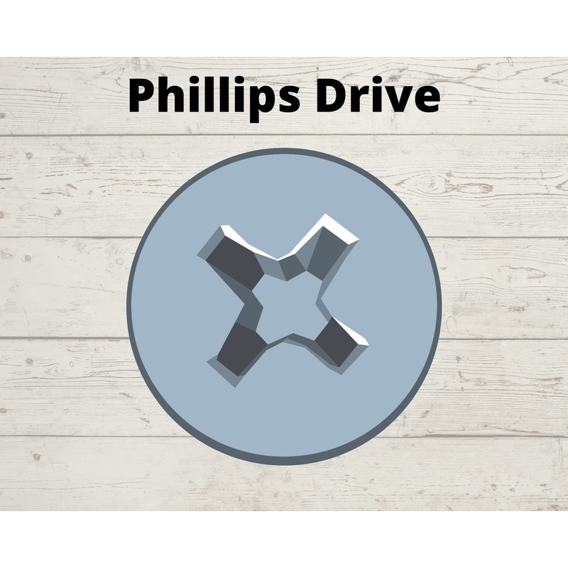 BCP Fasteners #8 x 3/4", 100 Qty Phillips Small Black