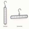 3-Pack 9-Hole Space Saving Clothes Hangers for Closet Organization –