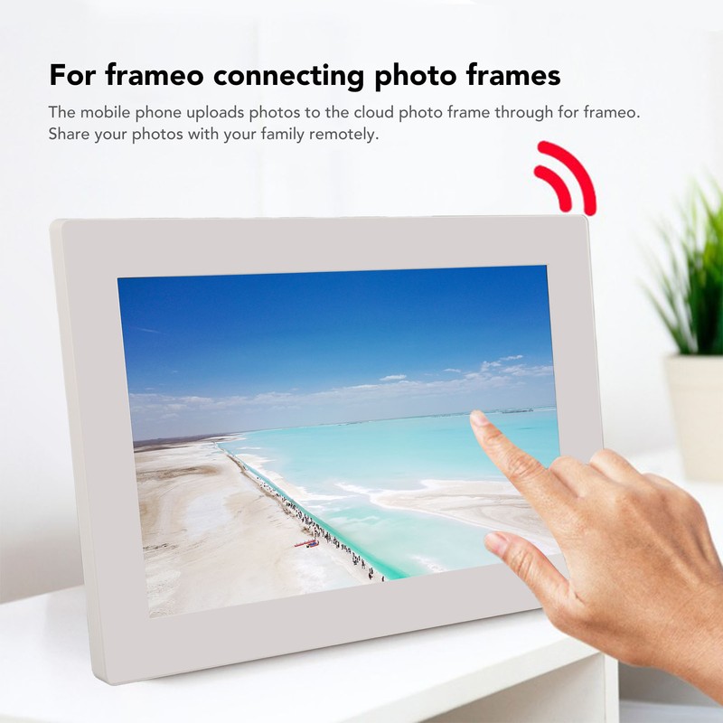 10 Inch WiFi Digital Picture Frame IPS Touch Screen Easy