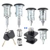 AUTOKAY 2 Keys Complete Lock Set Fits for Ford Transit