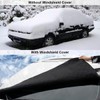 NEWUPZSI Windshield Magnetic Snow Cover Car Windshield Cover 147 x126CM