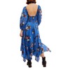Free People Women's Morning Glory Maxi, Dutch Blue Combo