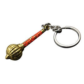 Bro Mart Lord hanuman Golden Jai Shri Ram Gada Keychain For Car and Bike (Golden), Golden, Medium