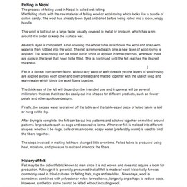 Global Crafts Handmade Felt Napkin Rings Set from Nepal, 4-Pack, Succulent Multicolor