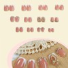 IMRAIN Square Press on Nails - Short Fake Nails -