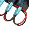 3 Gang Rocker Switch Panel IP65 Waterproof DC12‑24V Blue Light