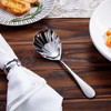 KEAWELL Premium 8.5" Hammered Vegetable Spoon – 18/10 Stainless Steel