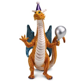 Safari Ltd. Figura de dragón de fiesta, vibrante figura modelo de 5.5 pulgadas, juguete divertido y festivo para niños, niñas y niños a partir de 3 años