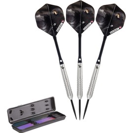 Elkadart Wizard 80% Tungsten Steel Tip Darts with Storage/Travel Case, 23 Grams
