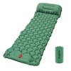 BreezCamp Camping Sleeping Pad, Ultralight Inflatable Mattress with Pillow Built-in