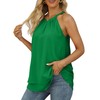 Summer Halter Tops for Women 2023 Tank Tops Dressy Double