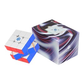 Bukefuno GAN 15 Maglev UV 3x3 Magnetic Rubik's Cube Speed Puzzle GAN15 Maglev UV 3x3 Stickerless Cube Magic GAN15 M UV 3x3x3 Goose 56 mm Cube 2024 Flagship (UV Coated Glossy)