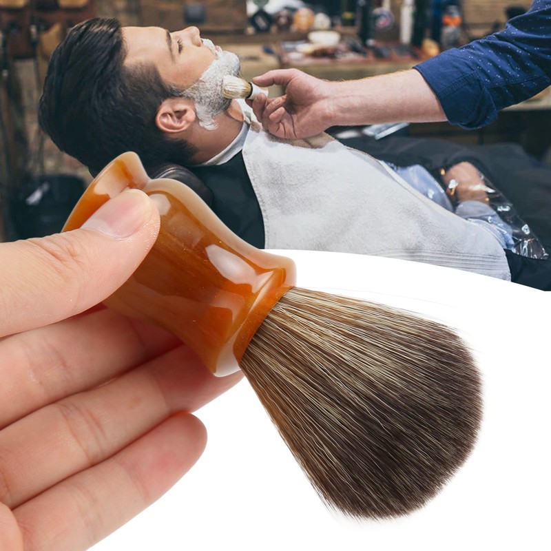 Portable Beard Brush Men Shaving Foam Brush Quick Drying Imitation